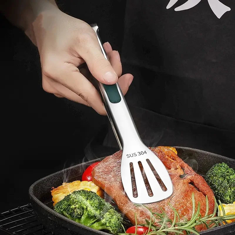 3 Pcs Stainless Steel Food Clips and Barbecue ForksSmallMediumLarge Three Size SetHigh Quality StructureMeat Salad Bread GrippersEssential Camping Kitchen Tools for Outdoor Tr – Durable Stainless Steel Construction for Simple Storage and Daily Tasks