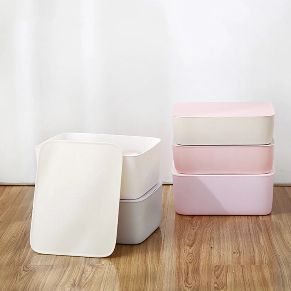 3pcs Underwear Storage Box Plastic Storage Basket Stackable Storage Container with 15-Compartment Divider for Bra Panties Socks(White) – Multiroom Organization Format for Simple Storage and Daily Tasks