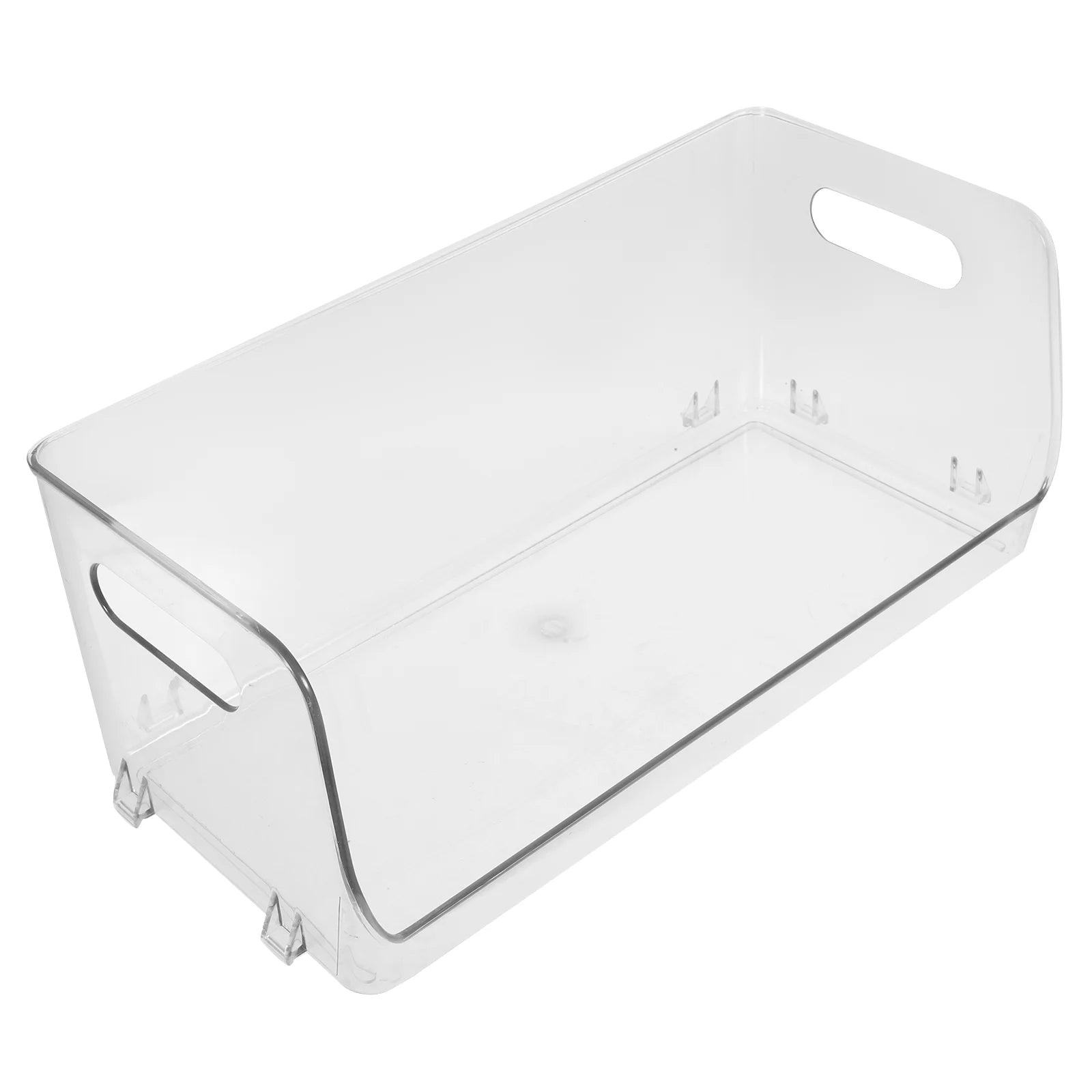Snack Storage Box Shelf Clear Cosmetic Bin Organization Shelving – Clear-View Organization for Simple Storage and Daily Tasks