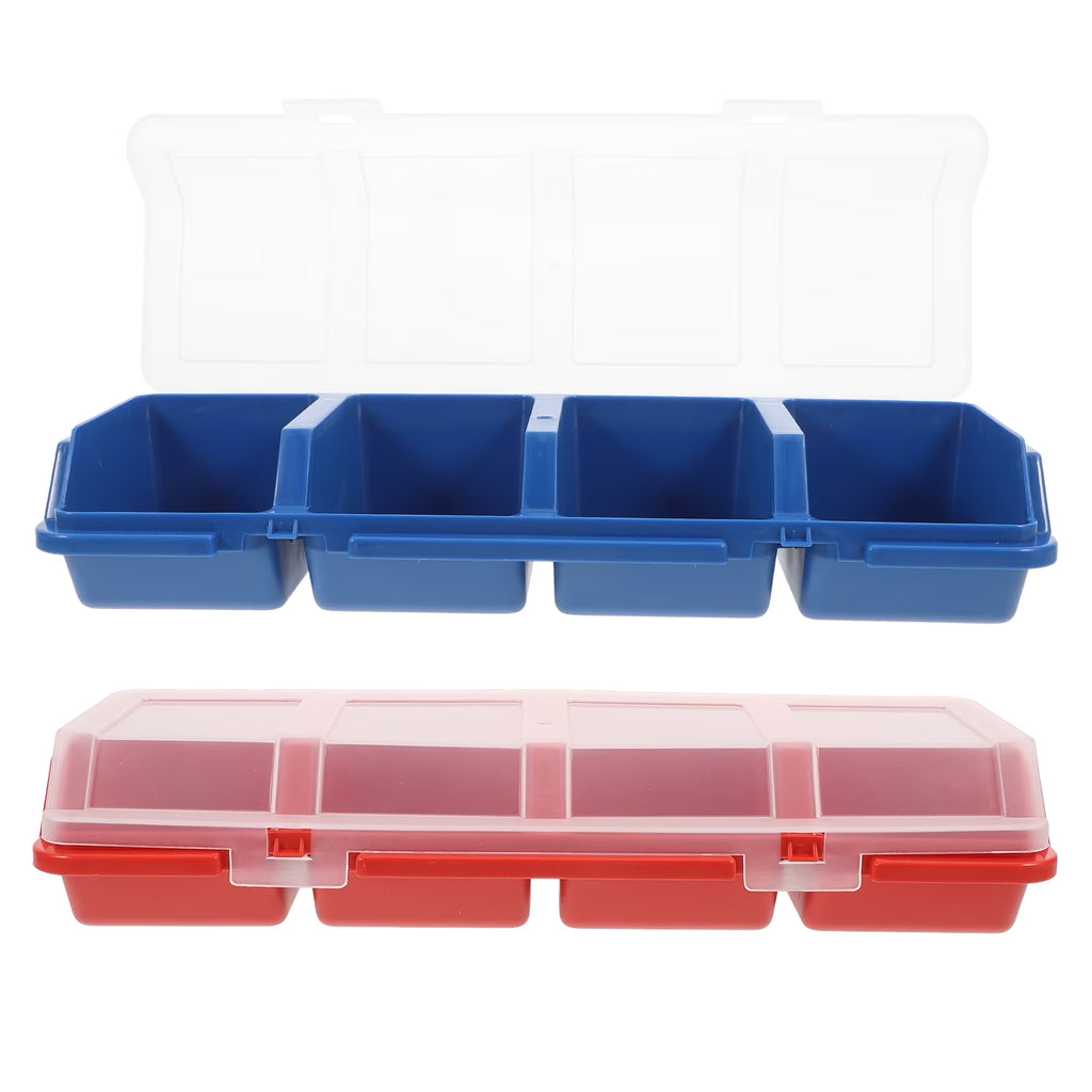 2 Pcs Screw and Nail Organizers Storage Parts Box – Convenient Multi-Piece Set for Simple Storage and Daily Tasks