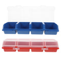 2 Pcs Screw and Nail Organizers Storage Parts Box – Convenient Multi-Piece Set for Simple Storage and Daily Tasks