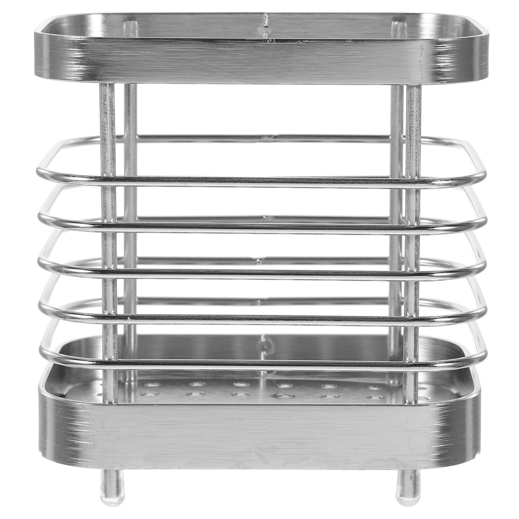 unbranded 2pcs Stainless Steel Cutlery Holder Kitchen Worktop Spoon Stand Space-saving Kitchen Utensil Holder – Durable Stainless Steel Construction for Simple Storage and Daily Tasks