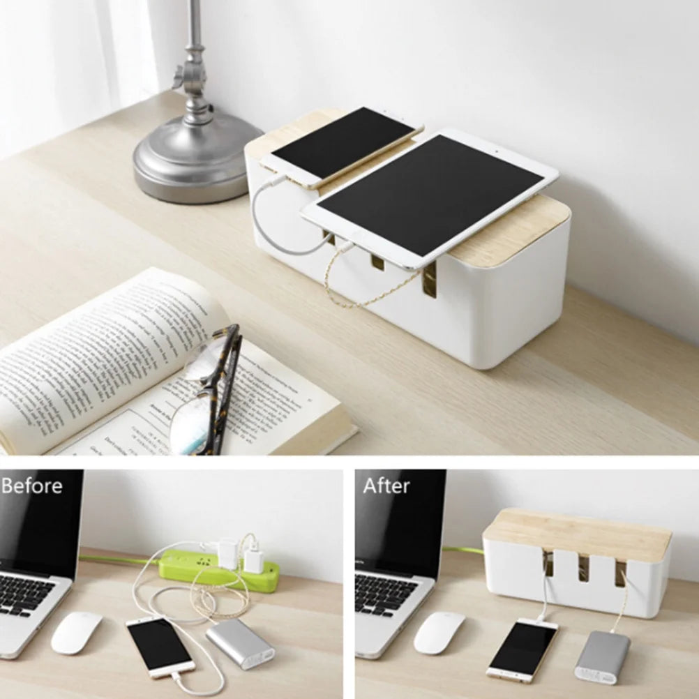 Power Cord Storage Box Cable Travel Organizer Case Organiser The Wire – Practical Home Organization for Simple Storage and Daily Tasks