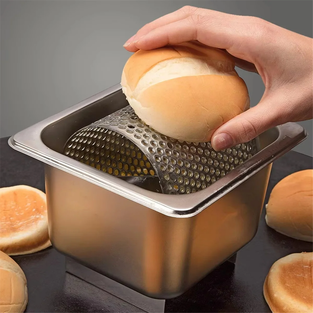 Stainless Steel Butter Wheel - Melted Dispenser for Even Spreading Essential Kitchen Gadget American Burgers – Durable Stainless Steel Construction for Simple Storage and Daily Tasks
