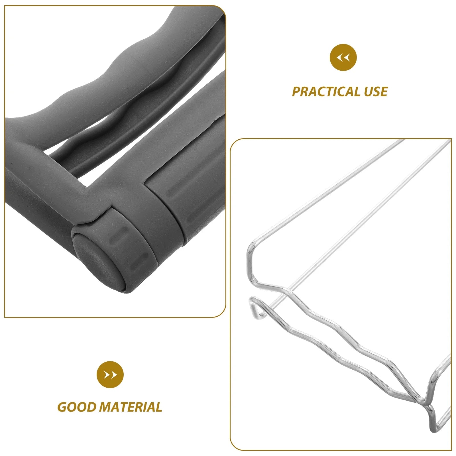 unbrandedKitchen Retriever Tongs Stainless Steel Plate Bowls Gripper Grey – Durable Stainless Steel Construction for Simple Storage and Daily Tasks
