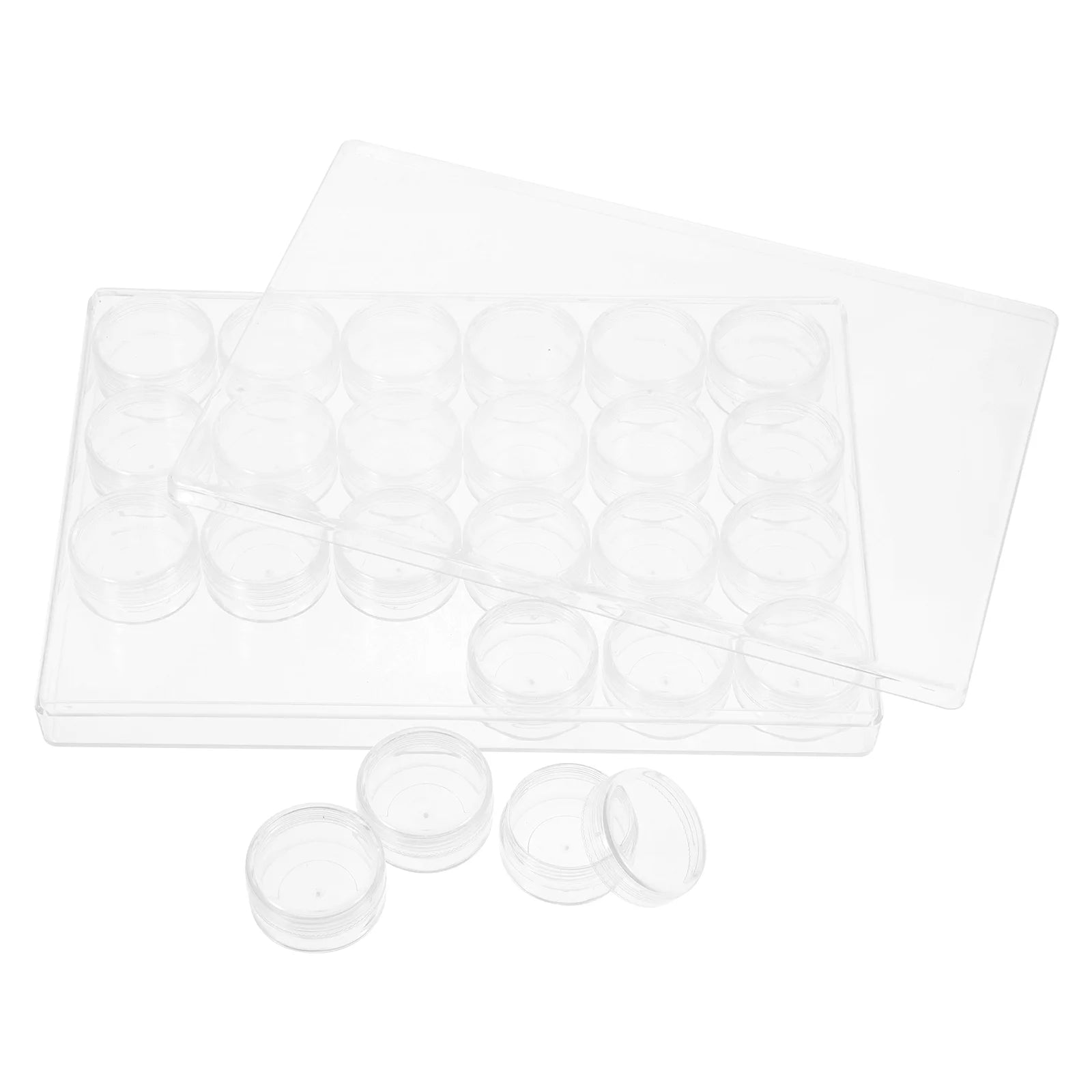 Closet Bead Organizers Storage Boxes 24X16cm Transparent – Clear-View Organization for Simple Storage and Daily Tasks