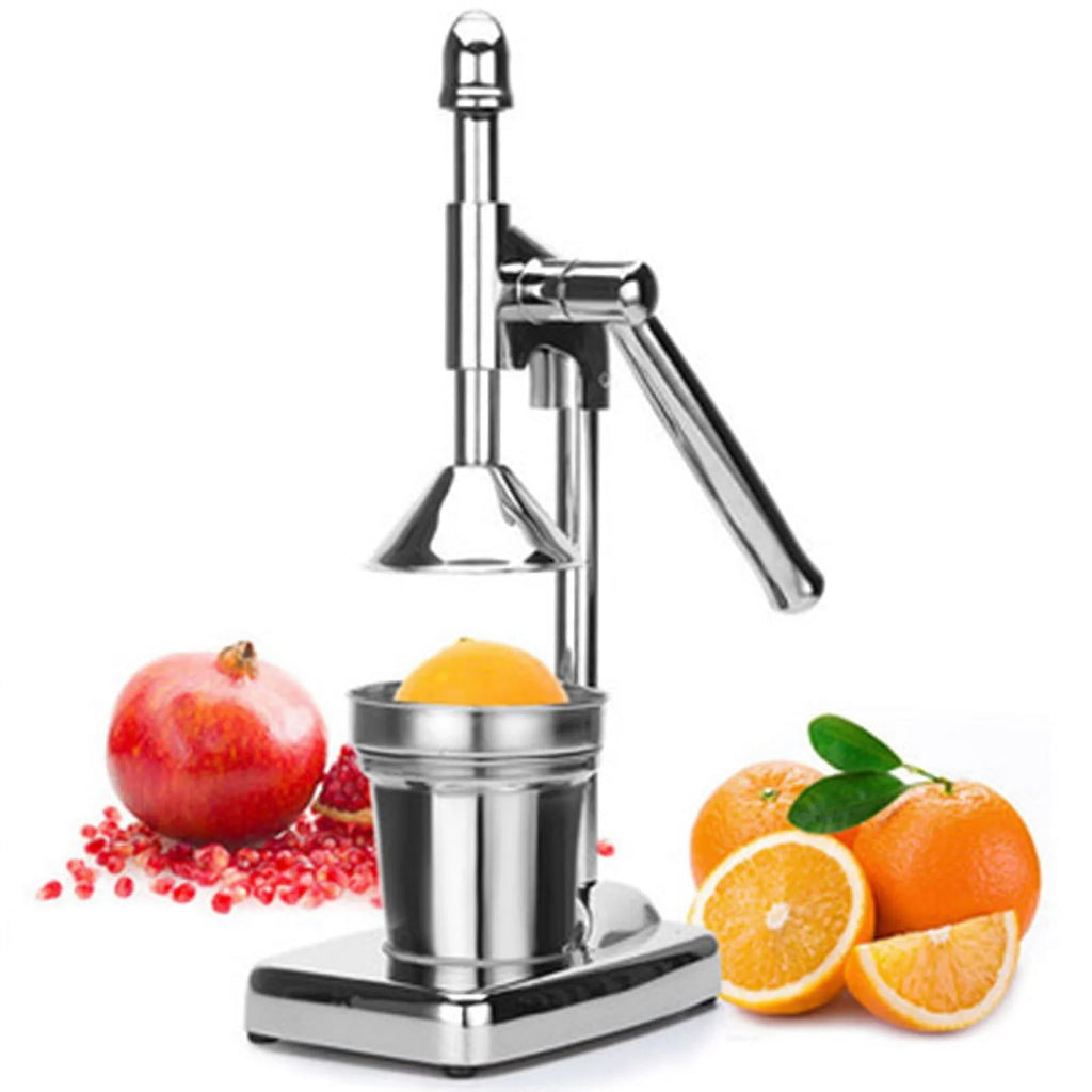 Manual Stainless Steel Fruit Juicer Fruit Juice Kitchen Gadgets – Durable Stainless Steel Construction for Simple Storage and Daily Tasks