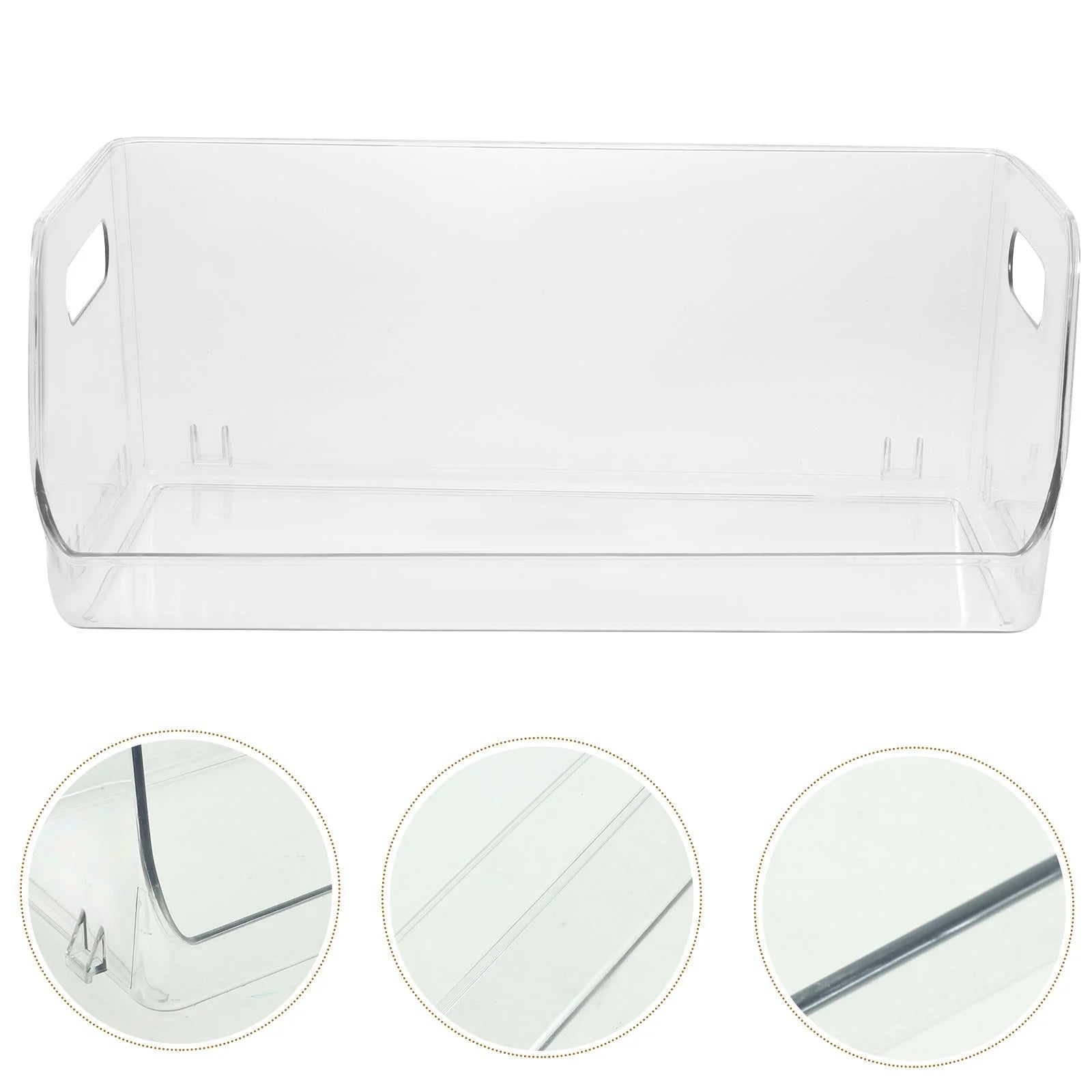 Snack Storage Box Shelf Clear Cosmetic Bin Organization Shelving – Clear-View Organization for Simple Storage and Daily Tasks