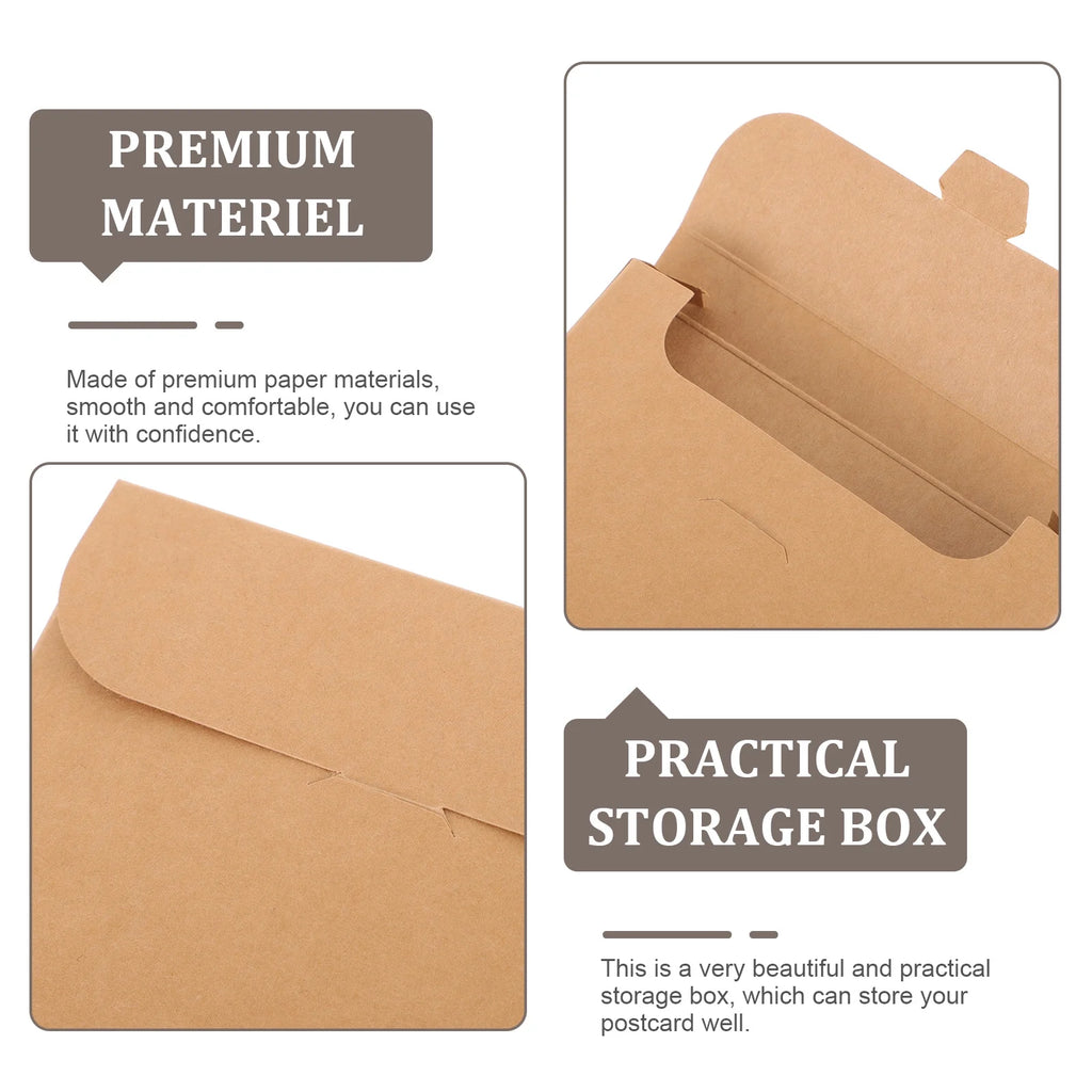20 Boxes Storage Bins Postcard Organizer Packaging – Practical Home Organization for Simple Storage and Daily Tasks