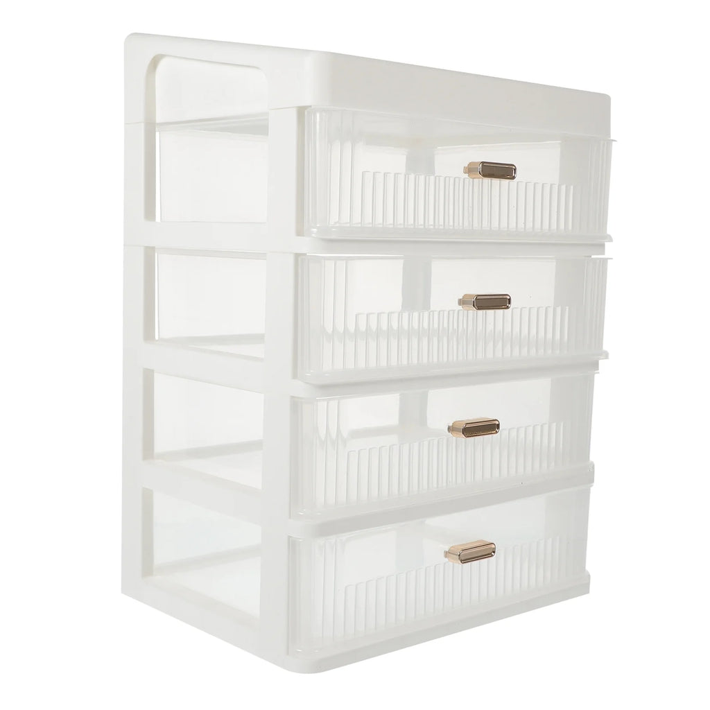 Skincare Desktop Storage Box 32.00X23.00X17.00CM White – Practical Home Organization for Simple Storage and Daily Tasks