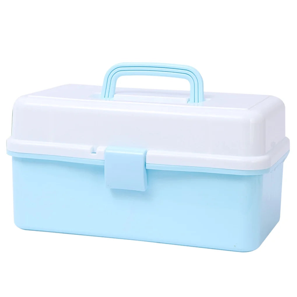 Organizer Boxes Art Tools Storage Container Blue Child – Practical Home Organization for Simple Storage and Daily Tasks