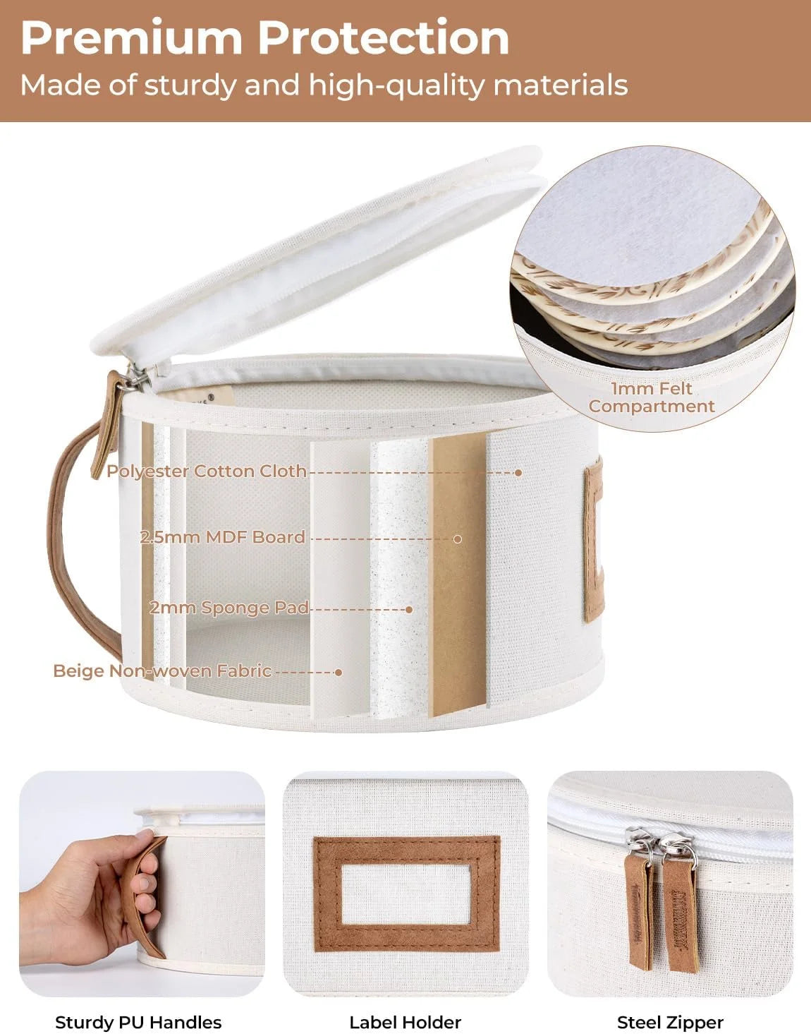 China Storage Containers 5 Pack Beige – Convenient Multi-Piece Set for Simple Storage and Daily Tasks