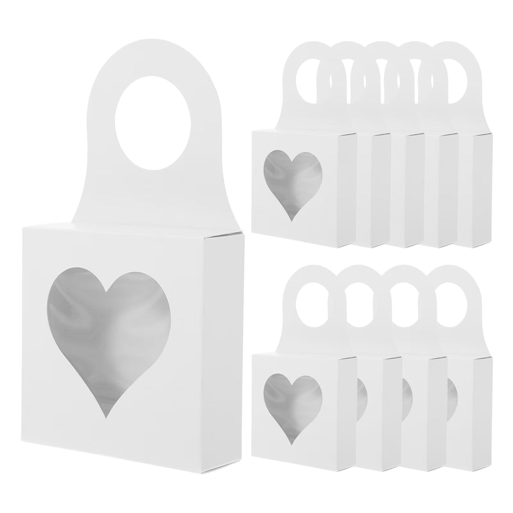 25 Pcs Storage Boxes with Lids Red Wine Bottle Hook Box 9.00X9.00X3.00CM White – Secure Lid Design for Simple Storage and Daily Tasks