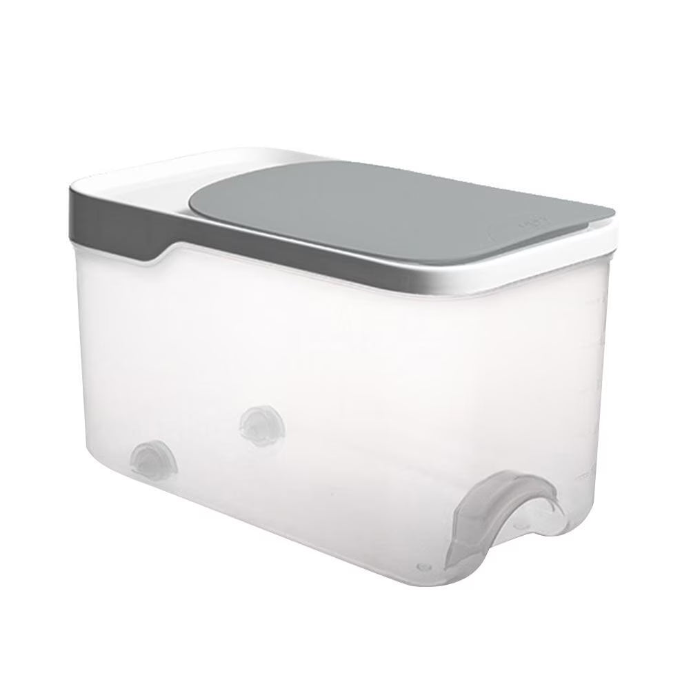 20 Catties Rice Storage Box Jar Cereal Container Dispenser Office Grey – Practical Home Organization for Simple Storage and Daily Tasks