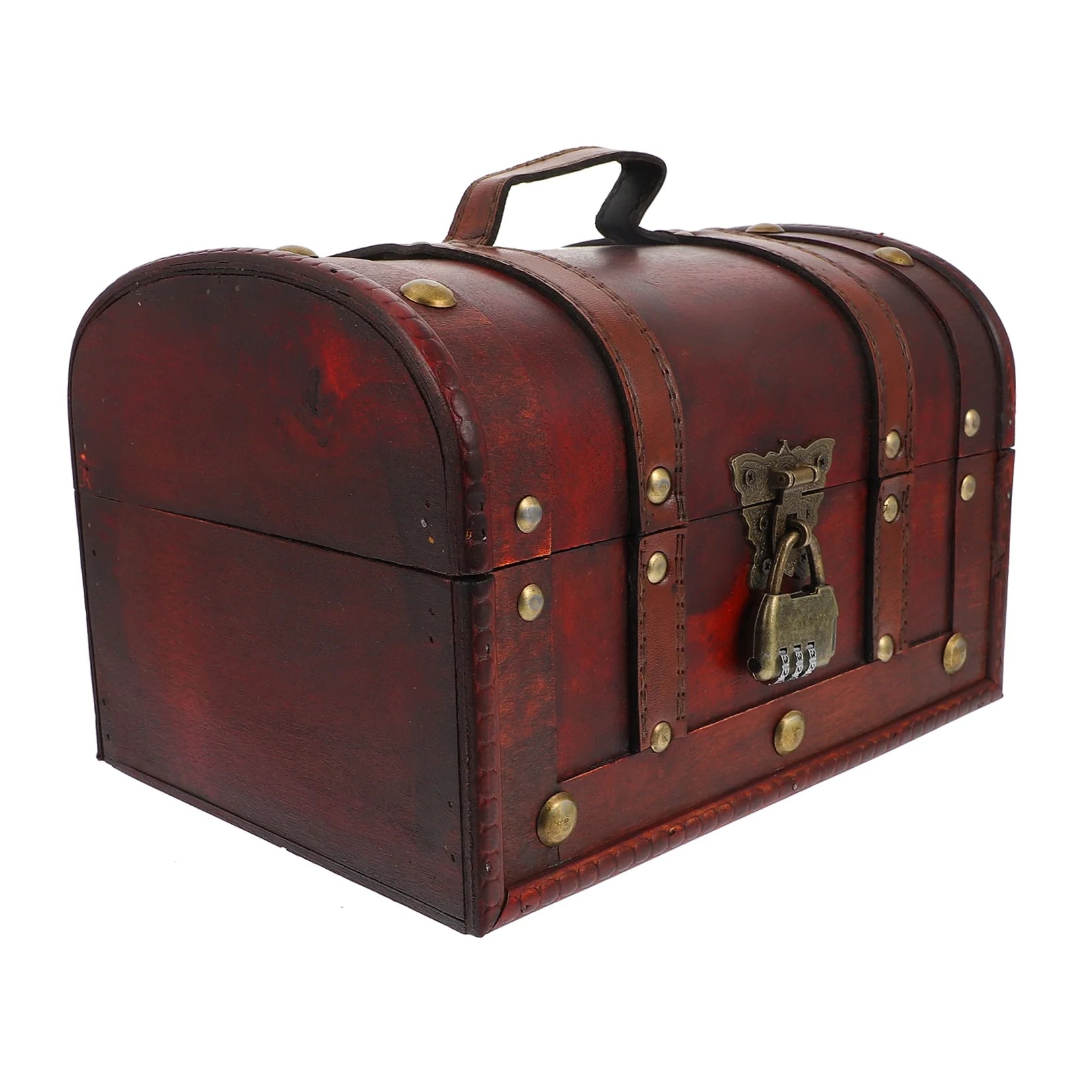 Vintage Storage Container Antique Decorative Boxes with Lids Travel – Secure Lid Design for Simple Storage and Daily Tasks