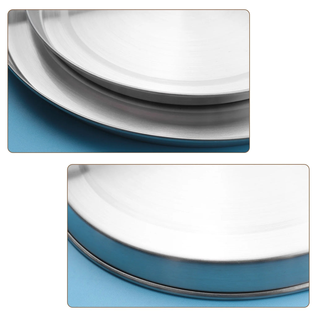 4Pcs Stainless Steel Hob Covers Stove Plate Top Cooker Protector Kit Set Utensils 17/21CM Kitchen Accessories – Durable Stainless Steel Construction for Simple Storage and Daily Tasks