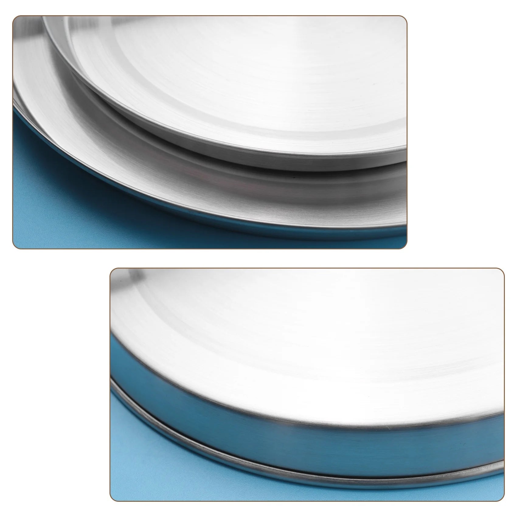 4Pcs Stainless Steel Hob Covers Stove Plate Top Cooker Protector Kit Set Utensils 17/21CM Kitchen Accessories – Durable Stainless Steel Construction for Simple Storage and Daily Tasks